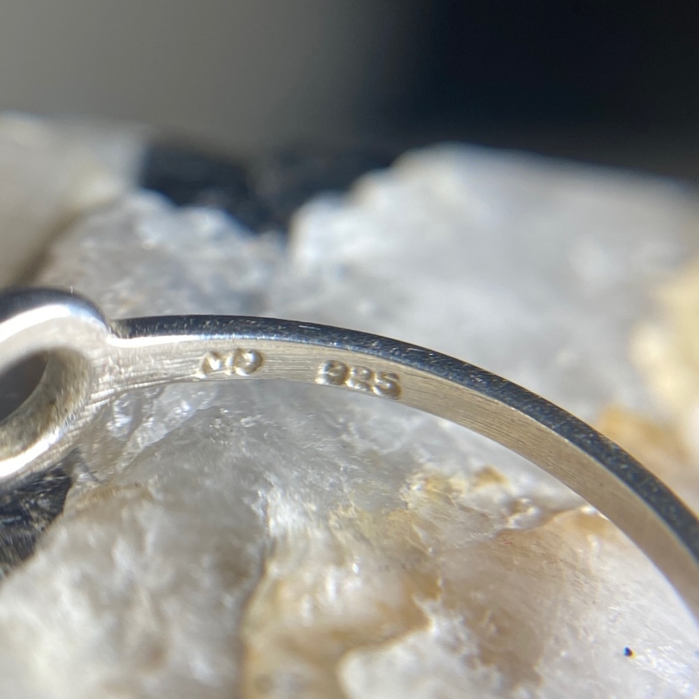 Silver Infinity Loop Pinky Ring - image 3